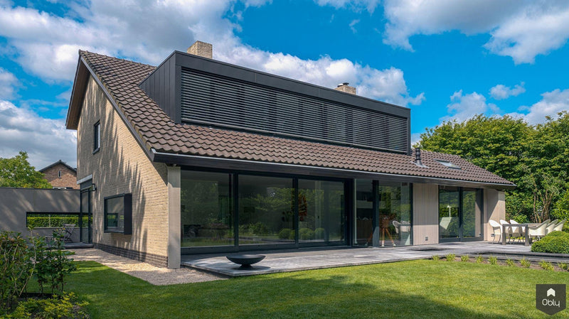 Renovatie en verbouwing villa in Ruitersbos-Van Os Architecten-alle,Woonkamer-OBLY