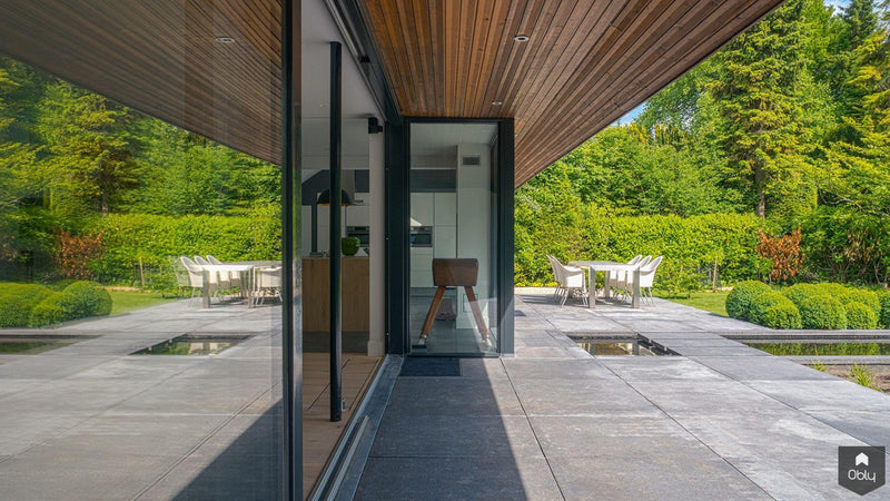 Renovatie en verbouwing villa in Ruitersbos-Van Os Architecten-alle,Woonkamer-OBLY