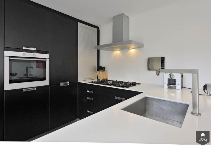 Renovatie jaren 30 woning-Rienks Architecten-alle,Keuken-OBLY