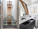 Renovatie klassieke duurzame villa-Kraal architecten-alle,Entree hal trap-OBLY