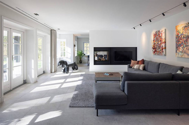 Renovatie landhuis-Kraal architecten-Woonkamer-Landhuis volledig gerenoveerd-OBLY