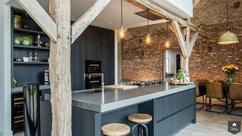 Renovatie sfeervolle woonboerderij-Van Os Architecten-alle,Woonkamer-OBLY