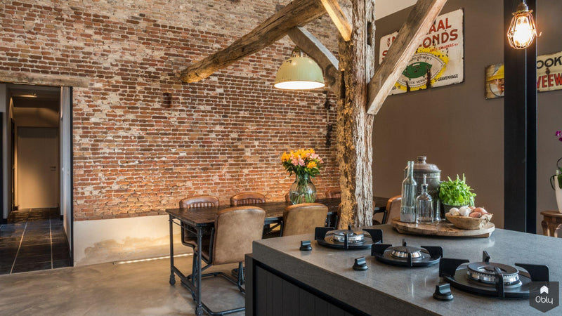 Renovatie sfeervolle woonboerderij-Van Os Architecten-alle,Woonkamer-OBLY
