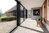 Rietgedekte boerderij villa met karakter-Architectenbureau Drijvers Oisterwijk B.V.-Woonkamer-OBLY