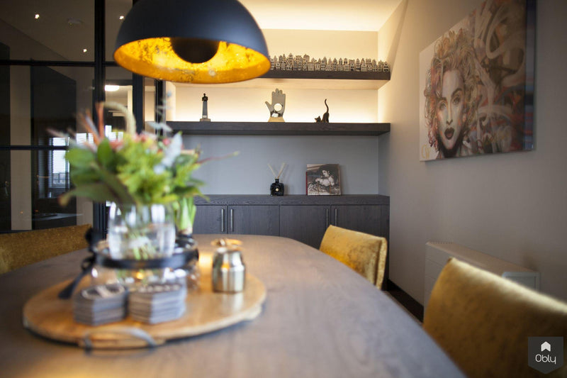 Sfeervol Penthouse met moderne inrichting-Wood Creations-alle,Eetkamer-OBLY
