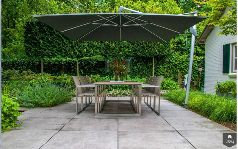 Sfeervolle moderne tuin met veranda-Stoop Tuinen-alle,Tuinen-OBLY