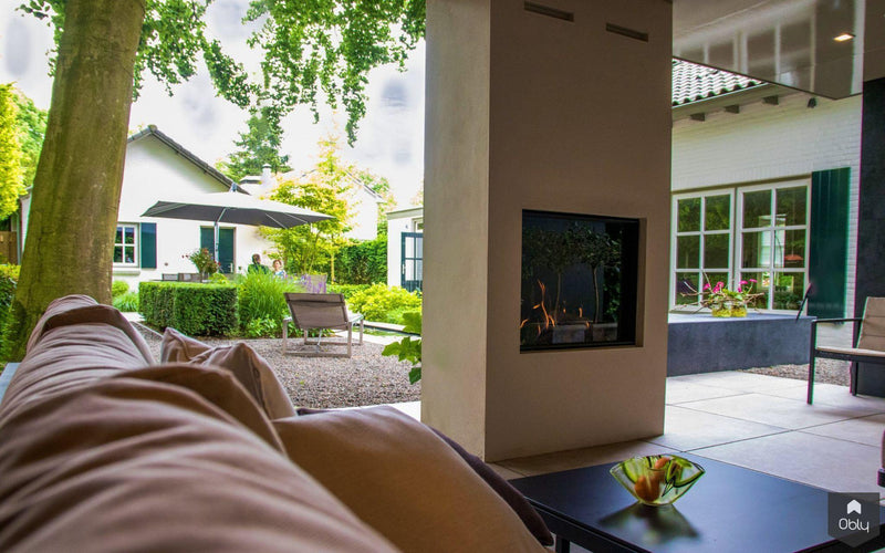Sfeervolle moderne tuin met veranda-Stoop Tuinen-alle,Tuinen-OBLY