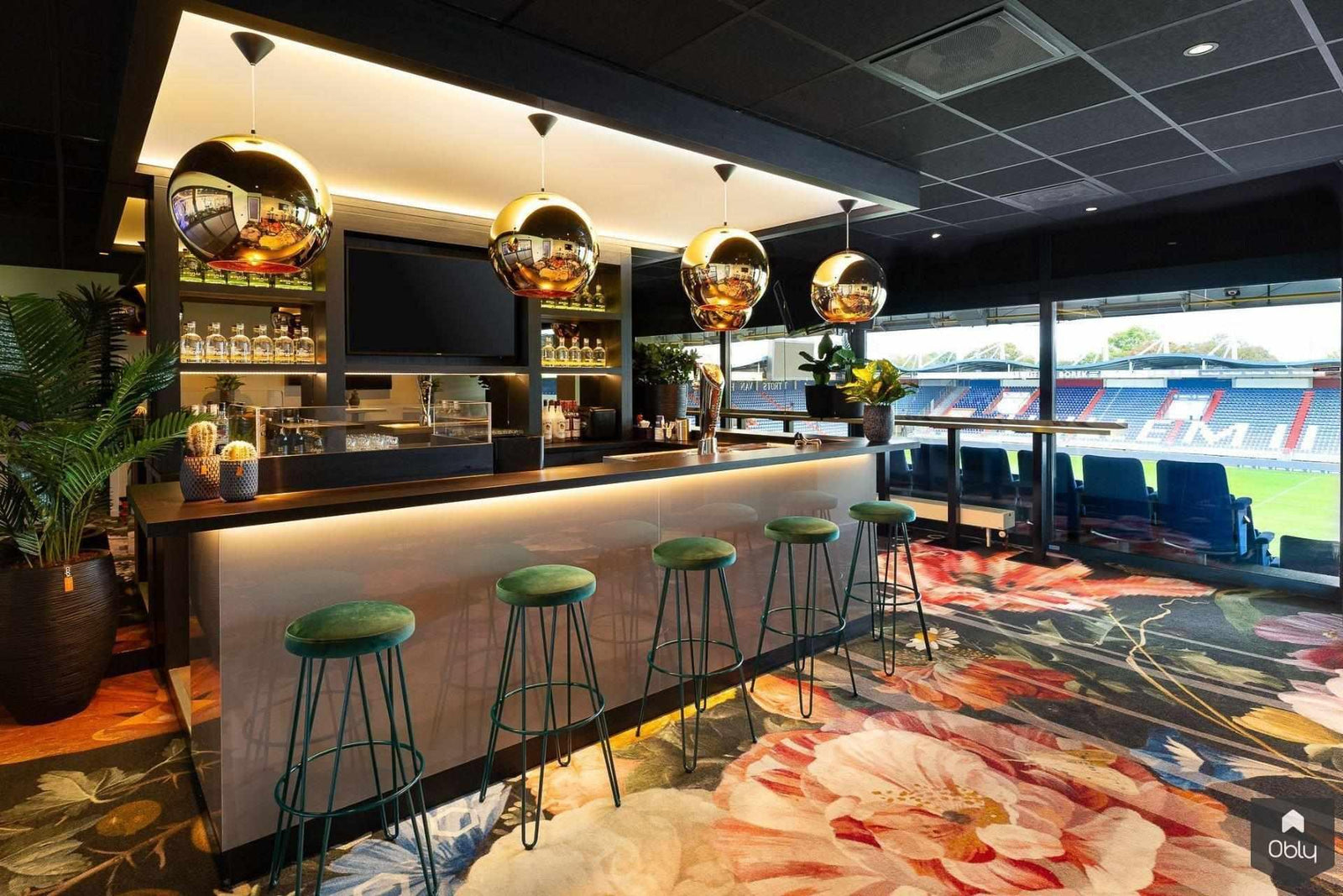 Sfeerbeeld van een exclusieve skybox