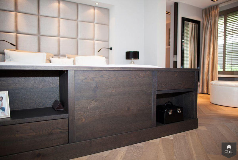Slaapkamer ensuite met warme, luxe hotelsfeer-Wood Creations-alle,Slaapkamer-OBLY