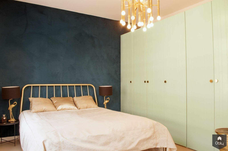 Slaapkamer met sophicated look-Ijzersterk Interieurontwerp-alle,Slaapkamer-OBLY