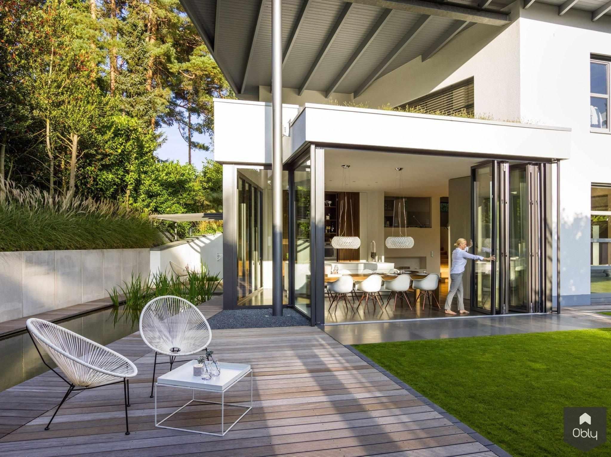 Solarlux glazen vouwwand highline-Solarlux Nederland BV-alle,aluminium vouwwanden,binnen buiten wonen,Exterieur,glazen pui,glazen vouwwanden,moderne woning,open leefkeuken,vouwwanden keuken,vouwwanden terras,vouwwanden woning,woning met glas-OBLY