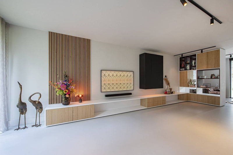 Solid surface kookeiland en meubelstuk-Ergoform-Keuken,Woonkamer-OBLY