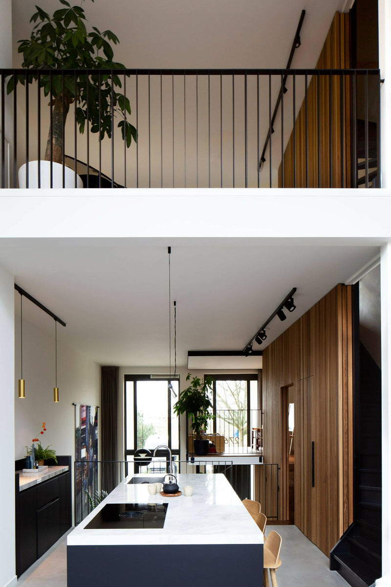 Spectaculaire splitlevel woning-BNLA architecten-Woonkamer-OBLY
