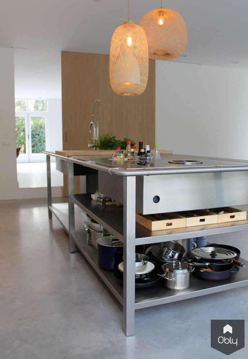 Speelse open leefkeuken-Kitchen Concepts-alle,Keuken-Speelse open leefkeuken | OBLY.com-OBLY
