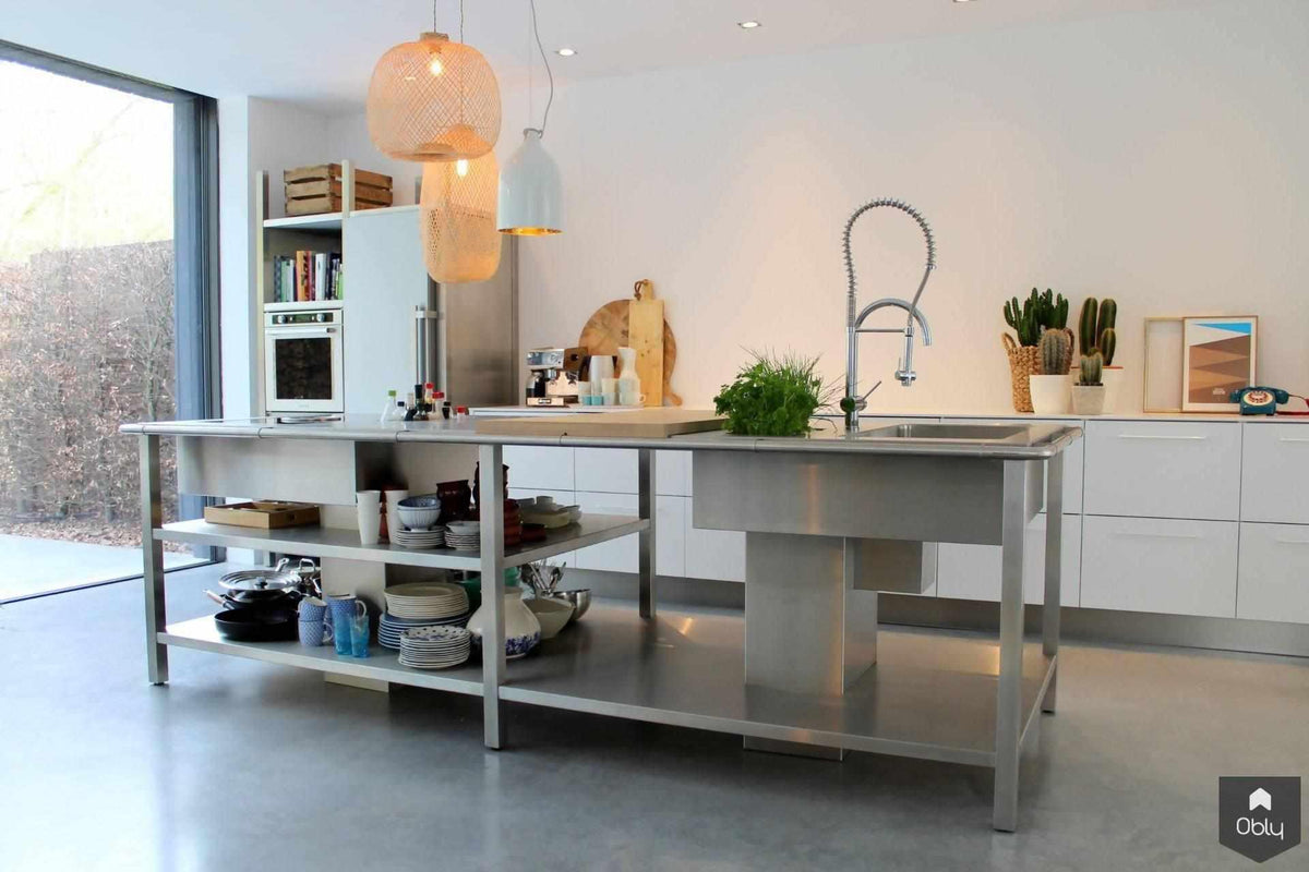Speelse open leefkeuken-Kitchen Concepts-alle,Keuken-Speelse open leefkeuken | OBLY.com-OBLY