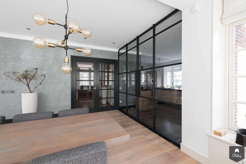 Staallook pui moderne jaren 30 villa-Interior Styling by Madeleine-alle,Keuken-OBLY