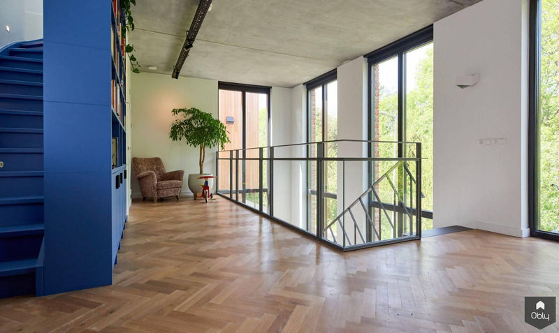 Stalen trap open nieuwbouw woning-Frank Penders-alle,Entree,Entree Hal Trap,Hal,Trap-Stalen trap open nieuwbouw woning | OBLY.com-OBLY