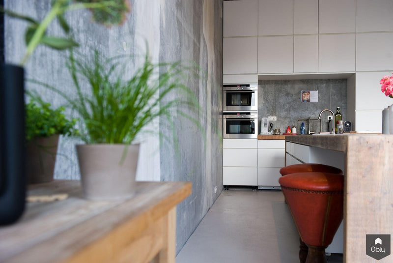 Stoere industriële keuken gecombineerd met hoogglans-Restyle-XL-alle,Keuken-OBLY