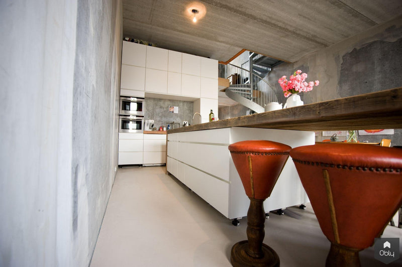 Stoere industriële keuken gecombineerd met hoogglans-Restyle-XL-alle,Keuken-OBLY