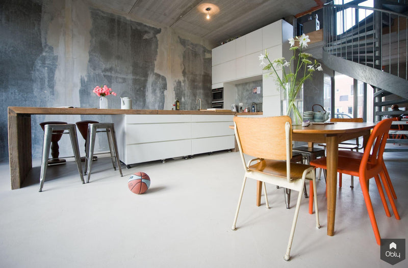 Stoere industriële keuken gecombineerd met hoogglans-Restyle-XL-alle,Keuken-OBLY