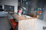 Stoere industriële keuken gecombineerd met hoogglans-Restyle-XL-alle,Keuken-OBLY