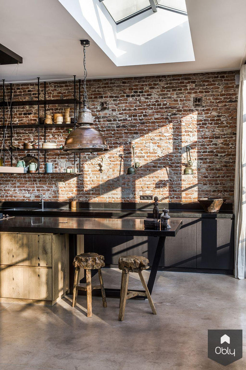 Stoere keuken in herenhuis-Maaike van Diemen Interieurontwerp-alle,Projecten-OBLY