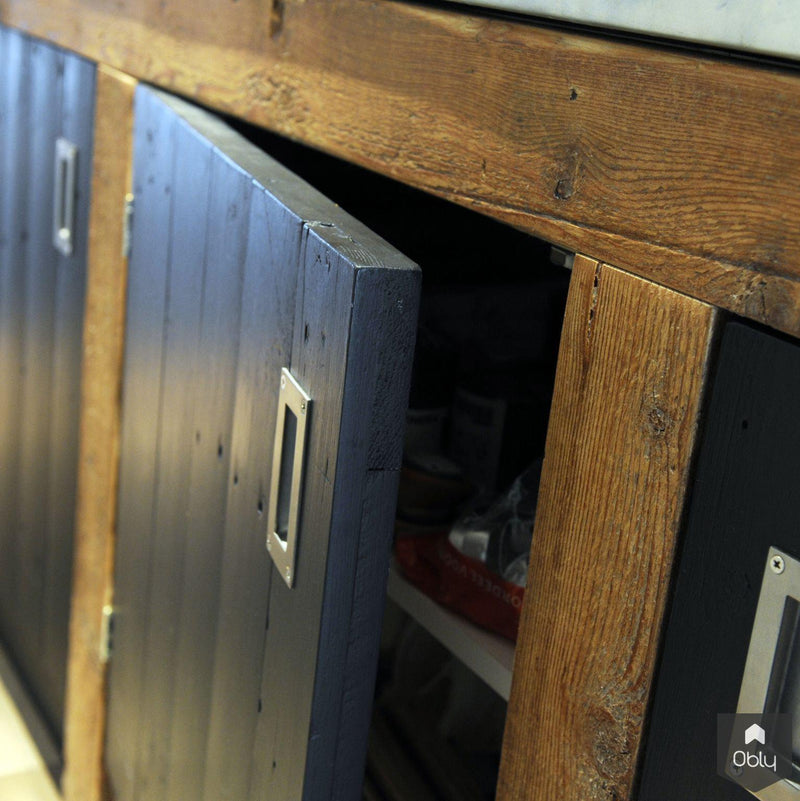Stoere keuken van sloophout met RVS en zink-Restyle-XL-alle,Keuken-OBLY