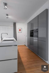 Strak Corian werkblad met verlijmde stollenwand-Cora Techniek-alle,Keuken-Strak Corian werkblad met verlijmde stollenwand | OBLY.com-OBLY