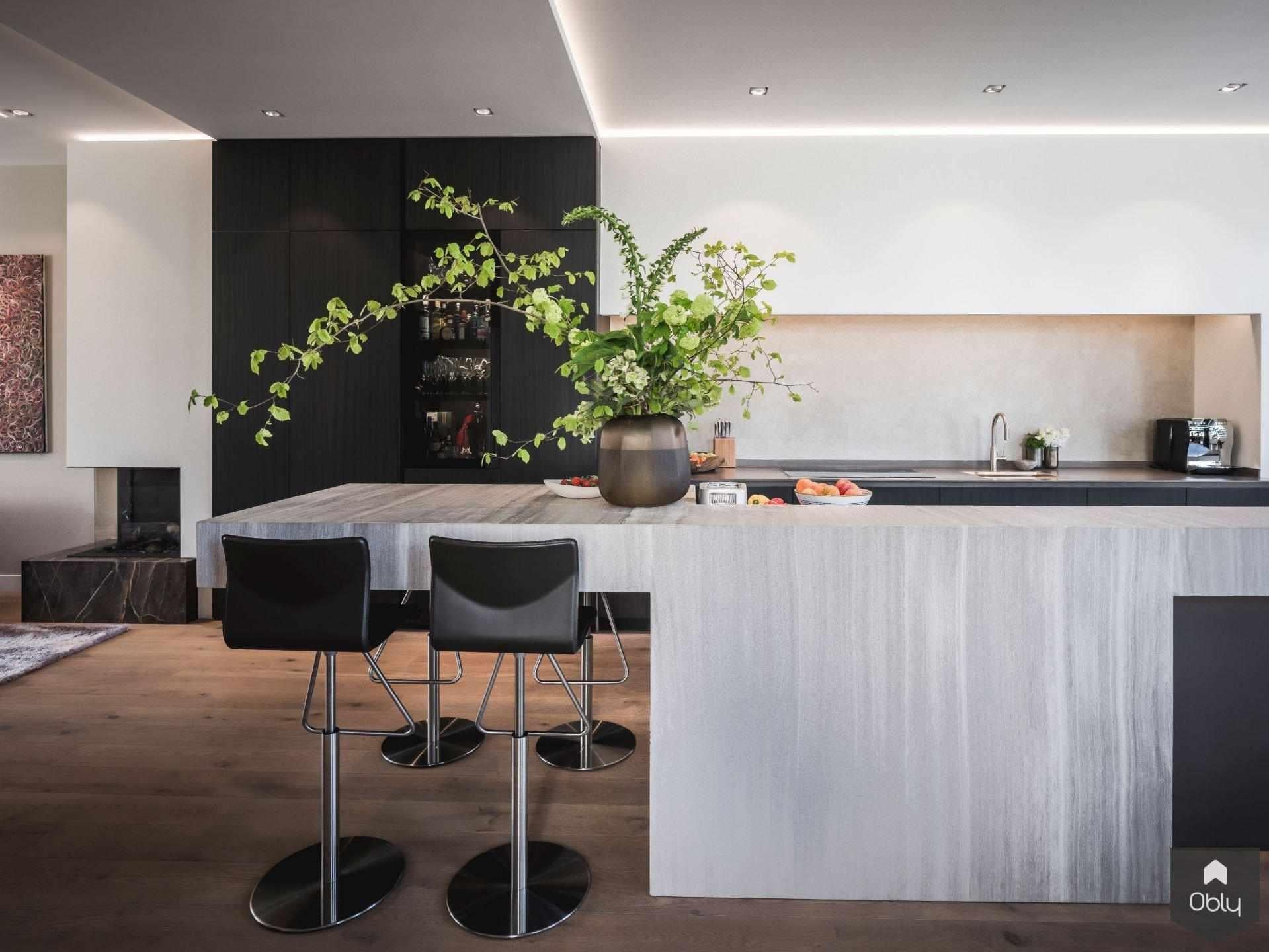 Strakke moderne keuken in statige villa-Culimaat-alle,Keuken-OBLY