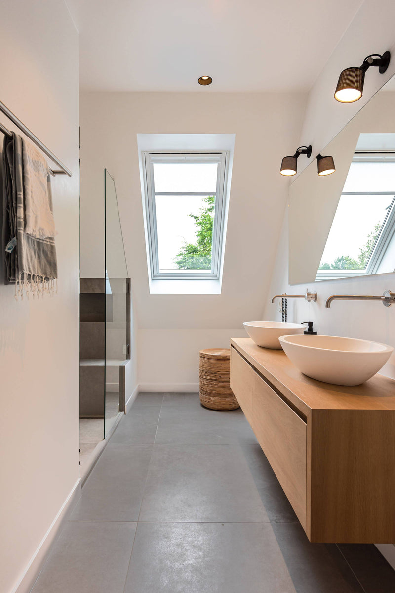 Tijdloze woning Ijsselmeer-Lifs Interior Design-Badkamer,Woonkamer-Tijdloze woning Ijsselmeer-OBLY