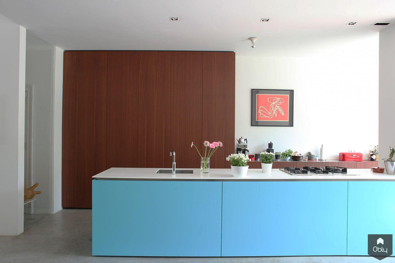 Totaal renovatie woning 1890 met vide en aanbouw-Voorwinde Architecten-alle,Keuken-OBLY