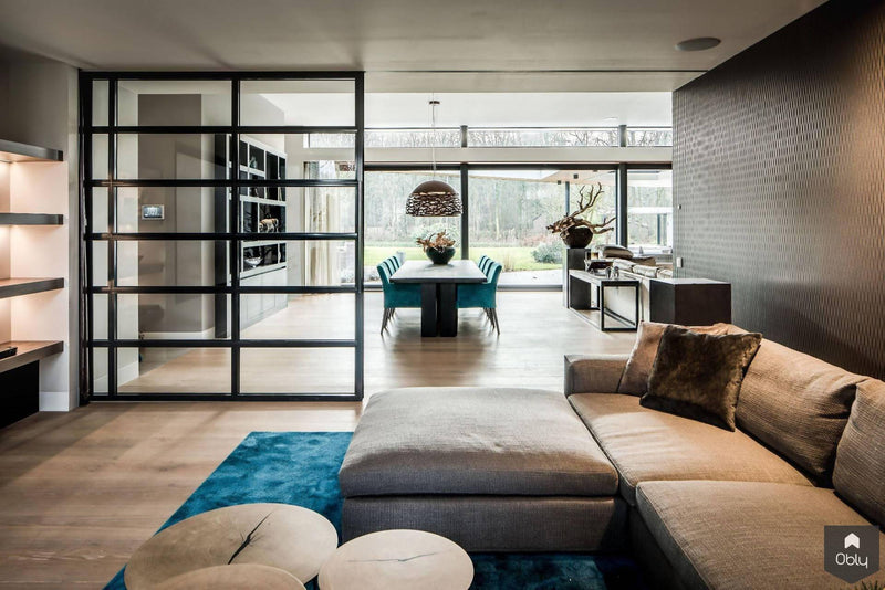 Totaalconcept rietgedekte villa - interieur-Architectenbureau Drijvers Oisterwijk B.V.-alle,Woonkamer-Totaalconcept rietgedekte villa interieur | OBLY.com-OBLY