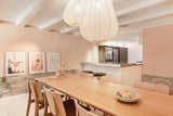 Totale renovatie woning met kantoor-Studio Lieke Sanders-alle,donkergroen interieur,kantoor aan huis,lichte afwerking,maatwerk keuken,modern interieur,sfeervolle verlichting,Slaapkamer,stijlvolle inrichting,travertin,warme tinten,woning renovatie,woon-werk combinatie,Woonkamer-Totale renovatie woning met kantoor -OBLY