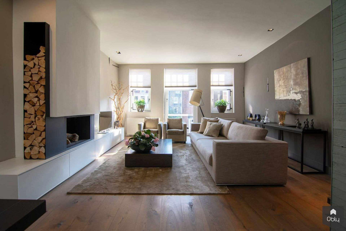 Transformatie historisch pakhuis-Studio Ron van Leent-alle,historisch pakhuis,industriële woning,interieur en exterieur ontwerp,karakteristieke woning renovatie,loft wonen,modern interieur pakhuis,pakhuis transformatie,Woonkamer-OBLY
