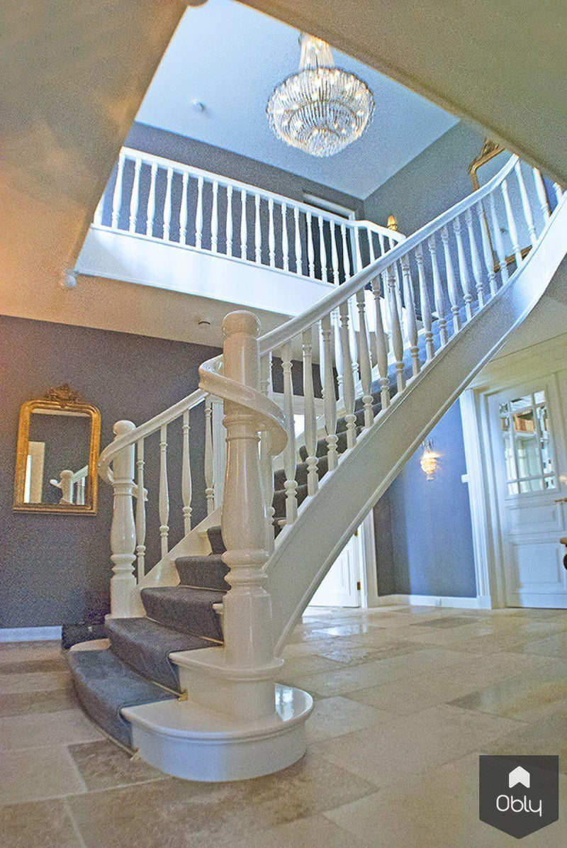 Trap landelijke stijl-Van Bruchem Staircases-alle,Entree hal trap-OBLY