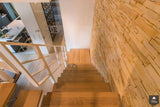Trappen met stalen middenboom-Van Bruchem Staircases-alle,Entree hal trap-OBLY