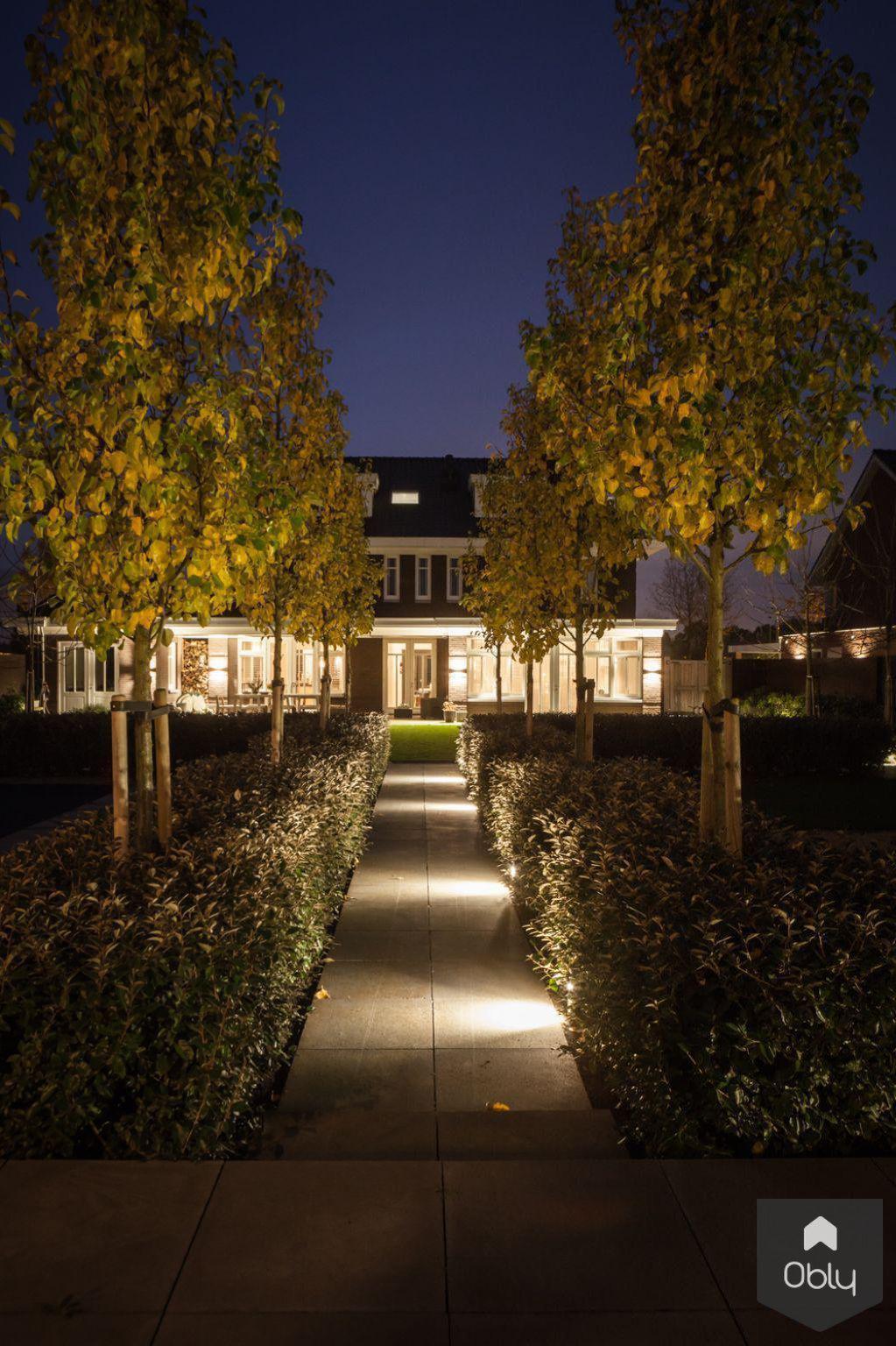 Tuinverlichting villa in Breda-Oerlicht-alle,buitenverlichting tuin villa,buitenverlichting tuinpad villa,tuin interieur en verlichting design,tuin verlichting modern design,Tuinen,tuinverlichting villa design-OBLY