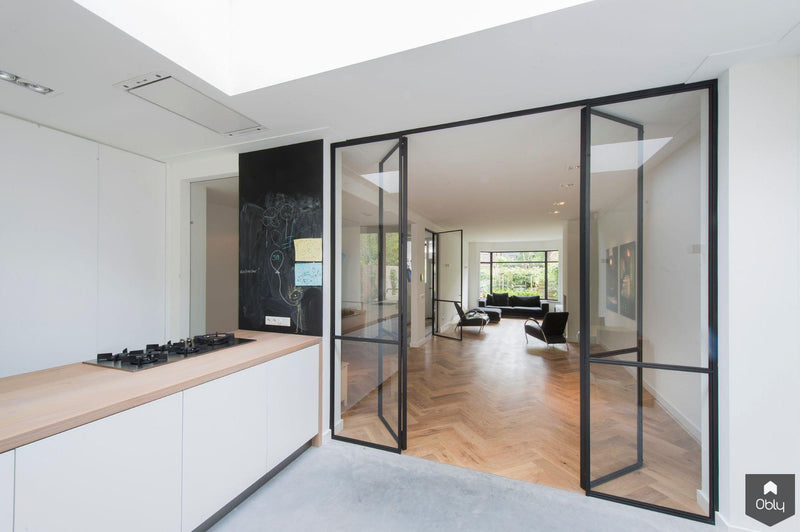 Uitbouw en renovatie jaren 30 woning-De Goede Bouw-alle,Woonkamer-OBLY
