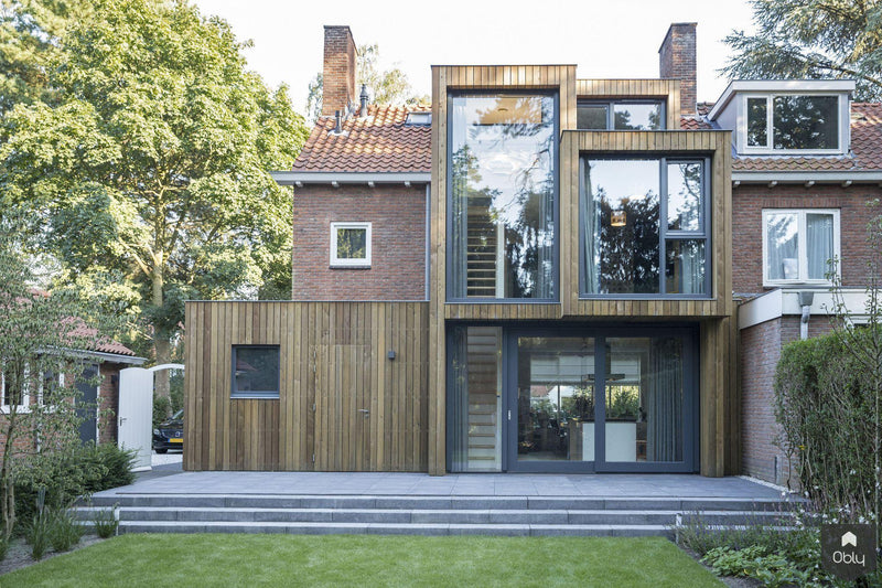 Uitbouw met houten gevel-Kraal architecten-Aanbouw,alle-OBLY
