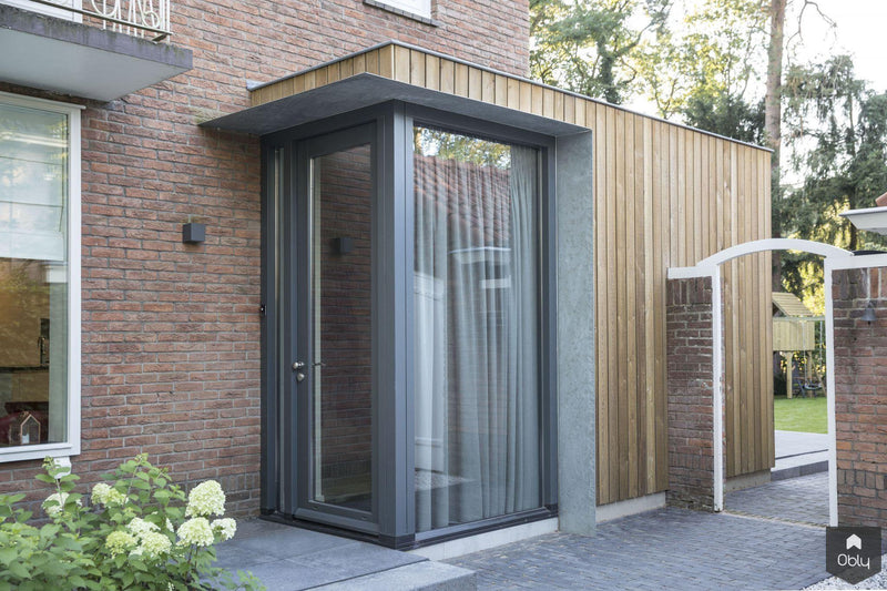 Uitbouw met houten gevel-Kraal architecten-Aanbouw,alle-OBLY