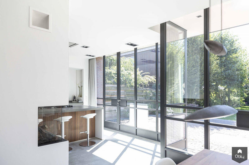 Uitbouw met stalen pui-Kraal architecten-Aanbouw,alle-OBLY
