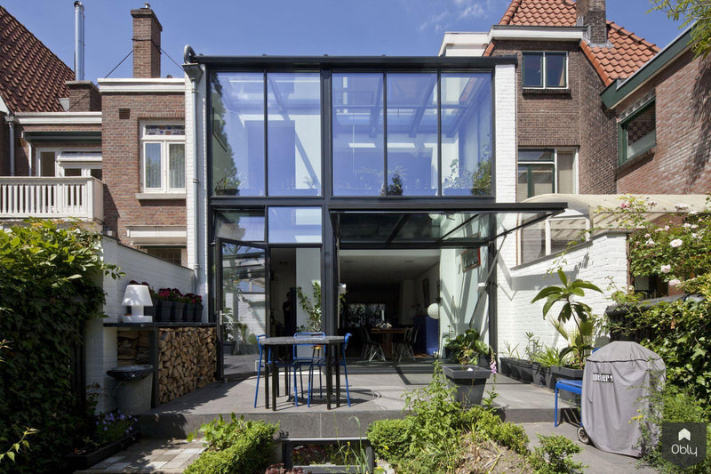 Uitbreiding jaren 30 huis met glazen aanbouw-HOYT Architecten & Bouwmanagers-Aanbouw,alle-OBLY