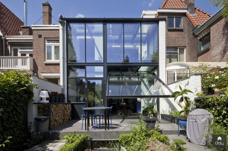 Uitbreiding jaren 30 huis met glazen aanbouw-HOYT Architecten & Bouwmanagers-Aanbouw,alle-OBLY