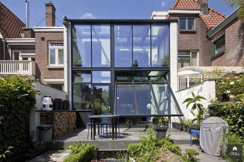 Uitbreiding jaren 30 huis met glazen aanbouw-HOYT Architecten & Bouwmanagers-Aanbouw,alle-OBLY