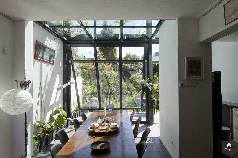 Uitbreiding jaren 30 huis met glazen aanbouw-HOYT Architecten & Bouwmanagers-Aanbouw,alle-OBLY