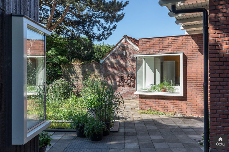 Uitbreiding woning en nieuwbouw atelier-Kraal architecten-alle,Exterieur-OBLY
