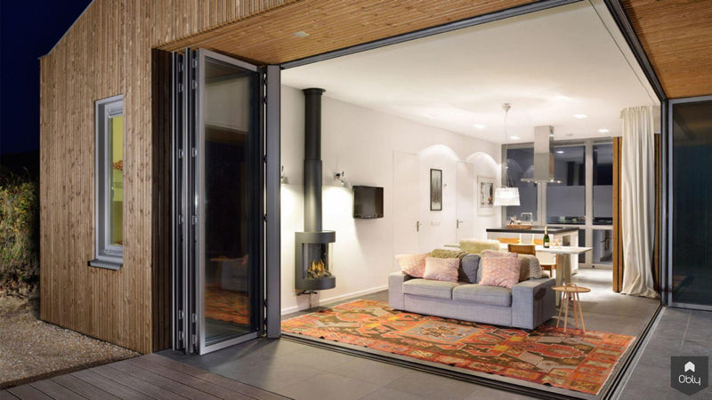 Vakantiehuis met glazen gevel-BNLA architecten-alle,Exterieur vrijstaand-OBLY