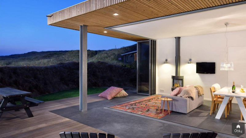 Vakantiehuis met glazen gevel-BNLA architecten-alle,Exterieur vrijstaand-OBLY