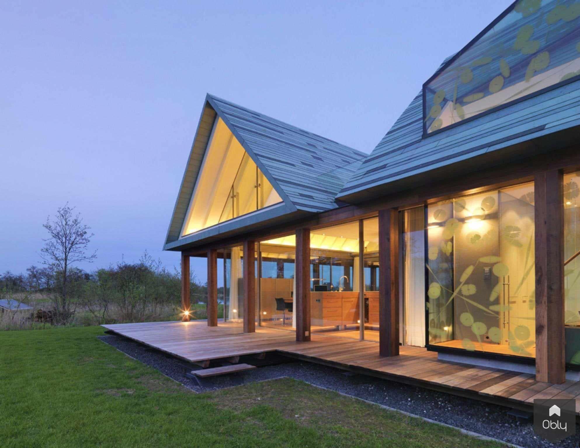 Vakantiewoning, Nederland-Van den Heuvel Architectuur-alle,duurzaam ontwerp,Exterieur,glazen woning,houten constructie,landschap integratie,moderne architectuur,natuurwoning-OBLY
