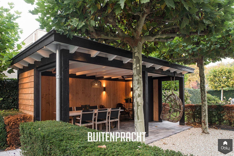 Veranda met open haard-Buitenpracht-alle,Tuinen-OBLY